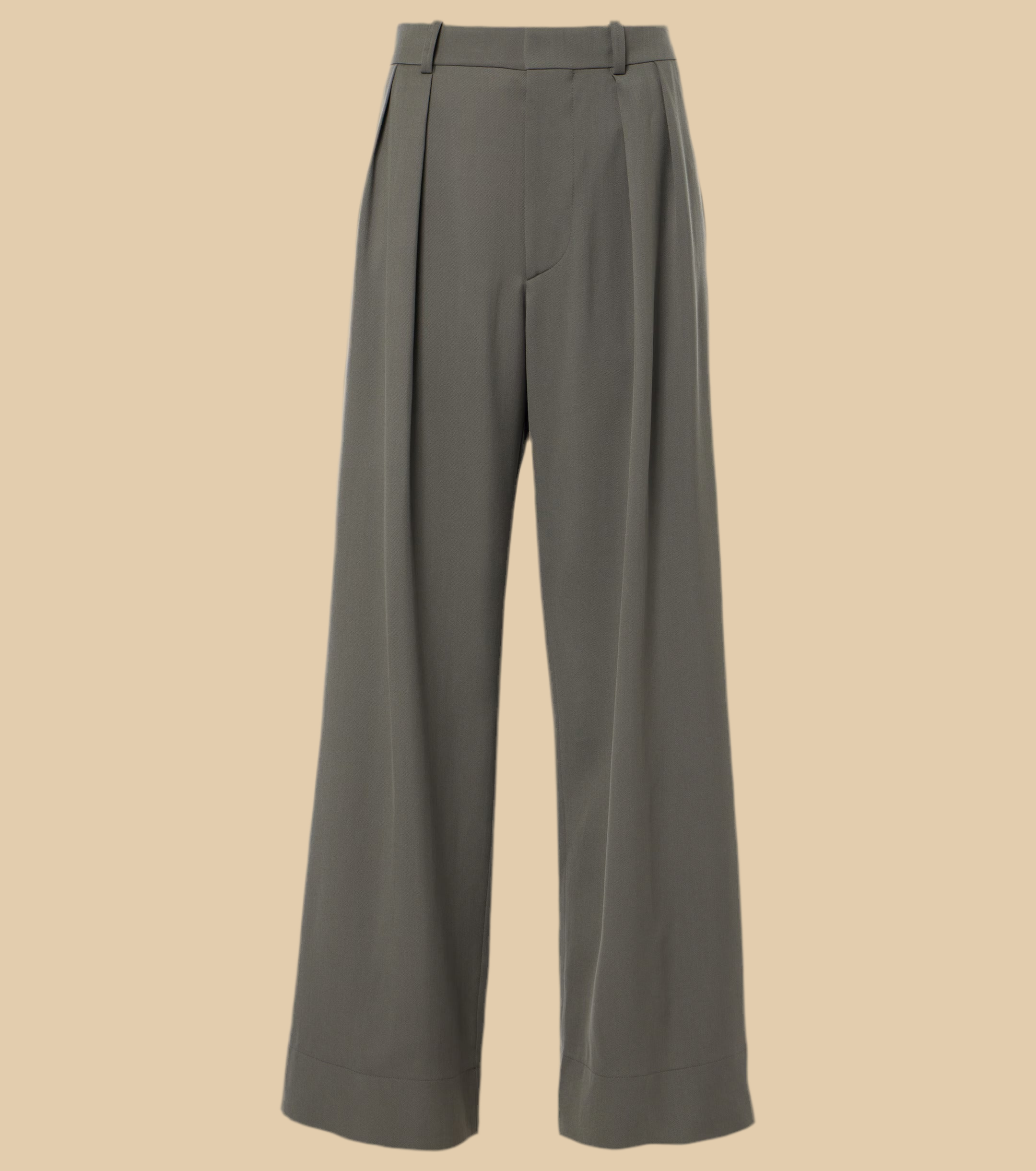 Wool-Blend Pants