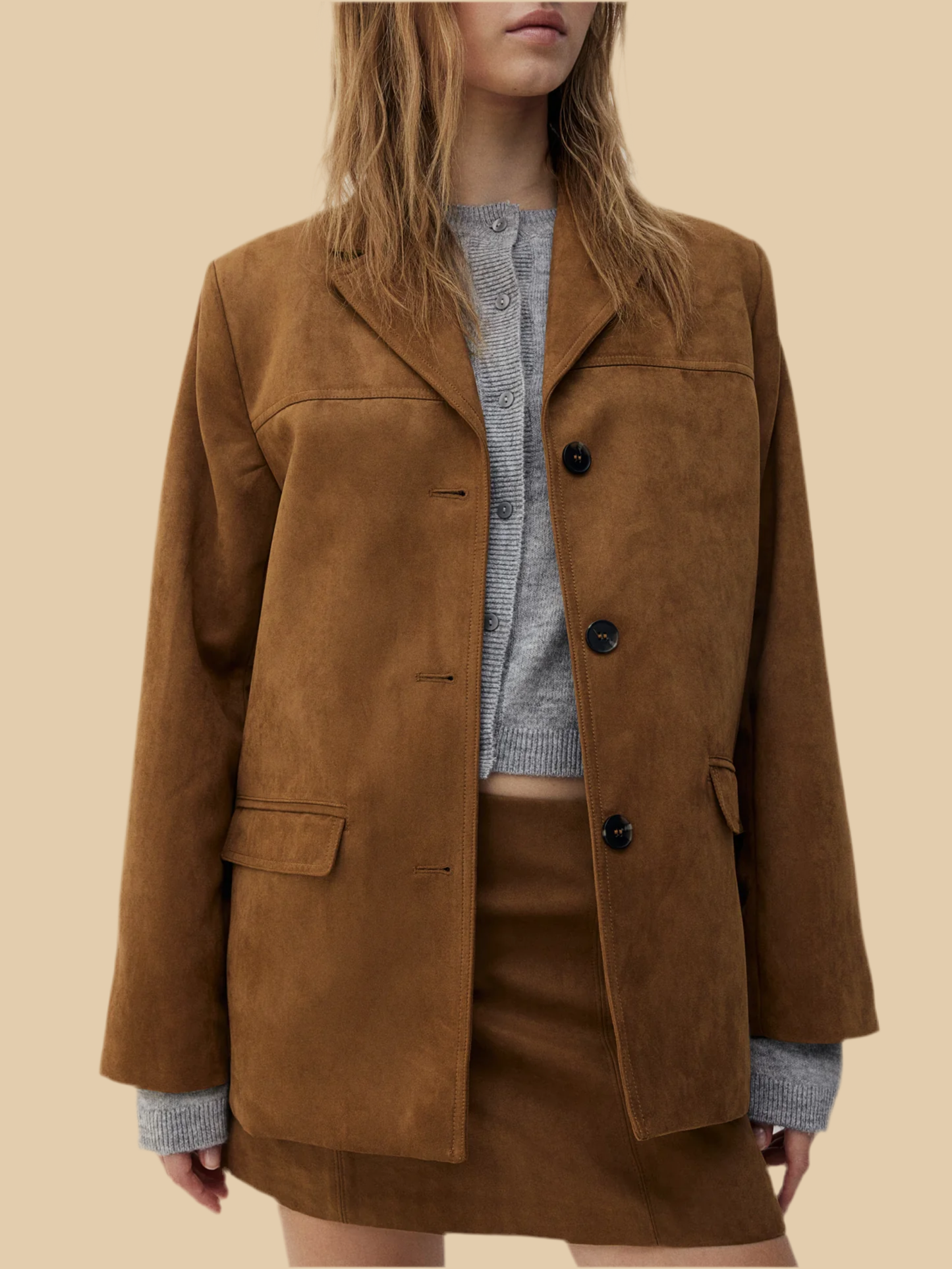 Day-to-Day Suede Jacket